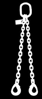 7/8", and 1" sizes 60 DOSL Double leg alloy chain