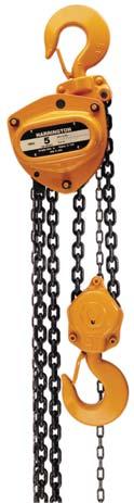 AIR CHAIN HOISTS Capacity Range: 1/2 Ton - 100 Ton Lengths of Lift: Up to 250 Ft.
