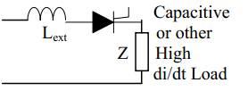 Electrical Engineering Division Page 10 of 15 A small external L ext in connected in series with SCR to reduce di A /dt.