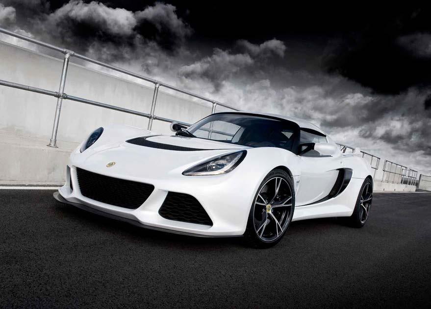Whether in coupé or Roadster guise, the Exige S cuts an imposing silhouette on the road, instantly standing out from the crowd.