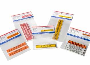 Identification Preprinted Solar Labels NEC 2014 Solar Label Convenience Packs HellermannTyton makes it easier than ever for solar installers to meet PV labeling codes.