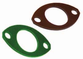 50 2.30 3.5 Nut plates Gaskets Nut plates are available for all 8STA (sizes 02 to 24) two holes flanges mounted connector receptacles. Their design was specially made for Motorsport market.