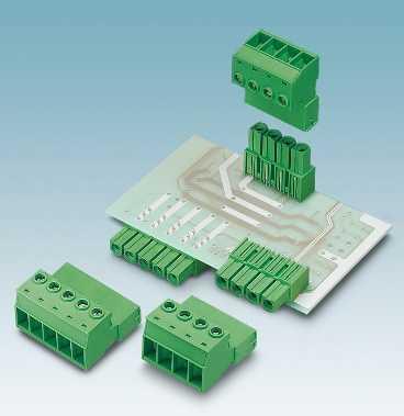 Generl Touch-protected PCB inputs nd outputs The inverted plugs nd heders provide the option of touch-protected PCB nd device outputs.