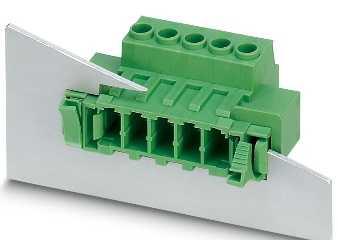 PC 5 series plug-in connectors up to 41 A/10 mm2, pitch 7.62 mm Feed-through heder with pin contct Notes: In ccordnce with DIN EN 61984, COMBICON plug-in connectors hve no switching power.