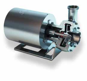 The pump types for pure and solids-laden liquids P U M P E N Features: Flow optimised volute casing and impeller designs with high efficiencies, Dead space free design (hygienic design), Very silent