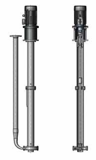 For immersion depths up to 3 m Submersible centrifugal pump ZAT Features: Up to a maximum depth of 3 m, All wetted parts are electropolished, Robust