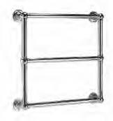 CP RUSSELL WALL MOUNTED ELECTRIC TOWEL RAIL 4 BAR CONFIG 686 X 154 X 1286 MM