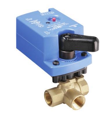 SPECIFICATIONS TYPICAL 3-WAY MODULATING CONTROL VALVE A 3-wire floating point, fail-in-place (non-spring return) modulating water control valve, driven open or closed (bypass) upon a call for heating