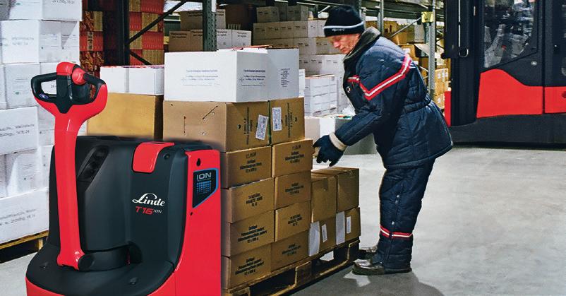 The Linde Li-ION applications The Linde warehouse truck range equipped with Lithium-ion batteries is ideal for use in