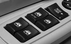 Power Windows Switches on the driver s door armrest control each of the windows when the ignition is in ON, ACCESSORY, or when retained accessory power is active.