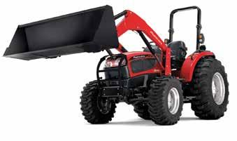 sturdier chassis = Greater traction, stability & safety Lift heavier loads with the powerful new 3550L & 3550CL Mahindra front loader Curved boom design