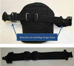 11843370 Belt Pack Side Pouch: Accessory pouch to be used with the Spirit 300 belt pack