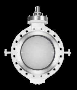 DeZURIK standard High Performance Butterfly Valves are available with standard steam jackets for less rigorous requirements, but Tail Gas Valves include unique features which keep the valve at