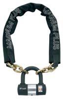 hardening further increases cut resistance Nylon embroidered chain covers with velcro closures protect paint jobs and