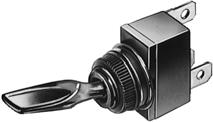 6EG 00 567-04 0 On-off switch 6EG 00 567-042 carded Toggle switch. With 2V bulb. With three 6.3 mm blade terminal contacts.