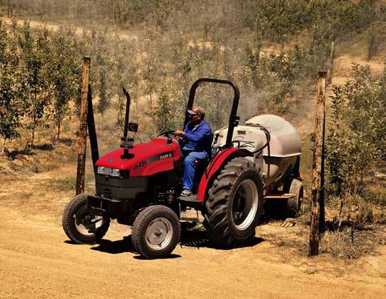 POWER AND ECONOMY IN A COMPACT PACKAGE The JXT Compact tractors are simple and reliable tractors designed with the operator in mind.