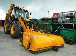 JCB Sweeper Collector attachment is an efficient choice for