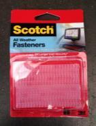 Use Scotch 3M All Weather Fasteners and