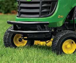 The durable features don t stop there: heavy-duty crankshafts, a cast-iron front axle, and a high-quality