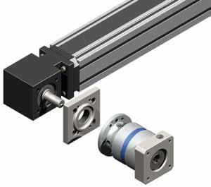 clamping ring A quick, simple, low cost solution used to mount onto any off the shelf linear belt or ball screw module.