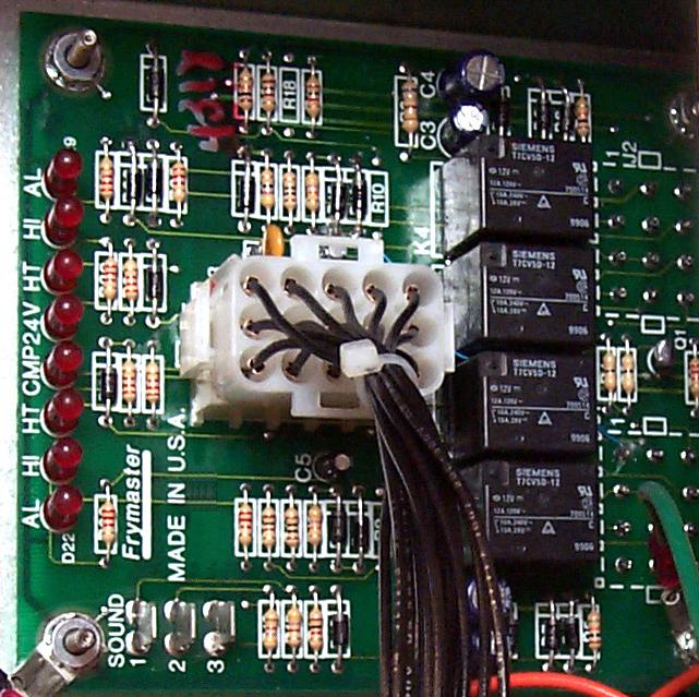 CHAPTER : SERVICE PROCEDURES. Replace Interface Board. Unplug all power cords. Perform Procedure., Steps -, Replace Controller.. Unplug wire harness from the interface board (arrow).