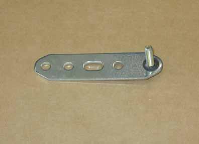 bolt, pin lock Preassembling perforated bracket of