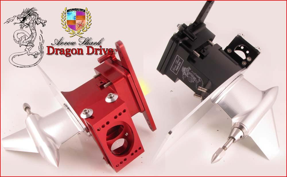 Arrow Shark 2013 Outboard Dragon Drive Owner Manual Introduction Our purpose in designing the Dragon Drive is to offer a high quality, sleek looking and durable outboard drive for the growing RC F1