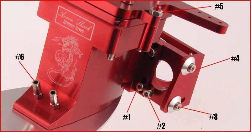 Functions You can adjust the height and prop angle of your Dragon Drive as follows. Apply Loctite to all bolts and re tighten after adjustment to keep them secure during operation.
