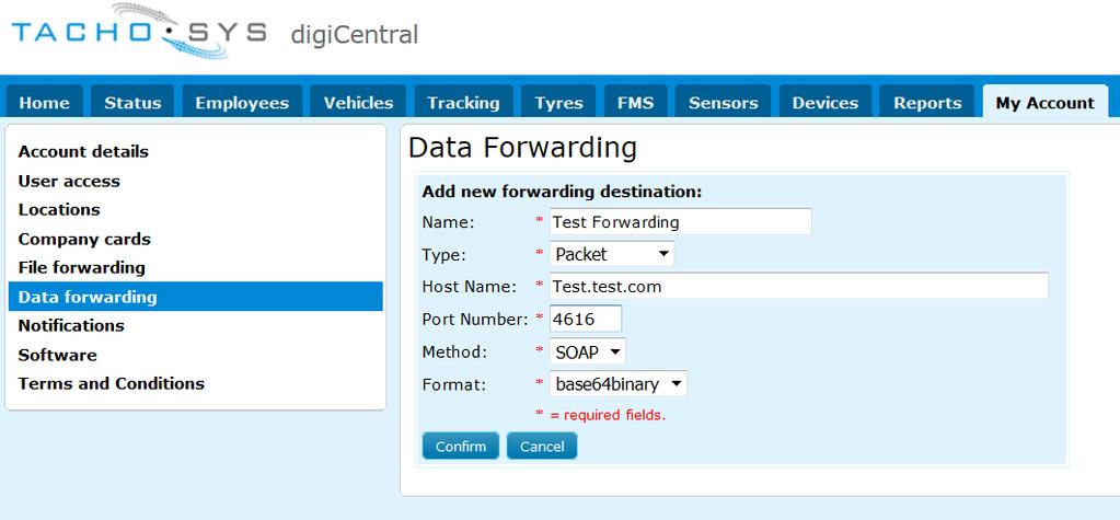 7. Forwarding of DDS data by digicentral It is not always practical for hosts of digicentral to provide user access (see 6.