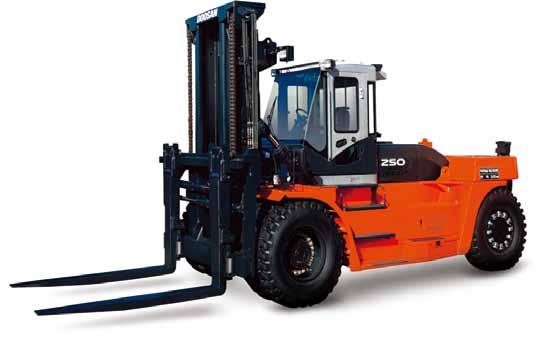 As engine-powered forklifts are equipped with Doosan s G2 Engine with reduced exhaust emissions and enhanced fuel efficiency and oilcooled disk brakes, they boast a semi-permanent lifespan and