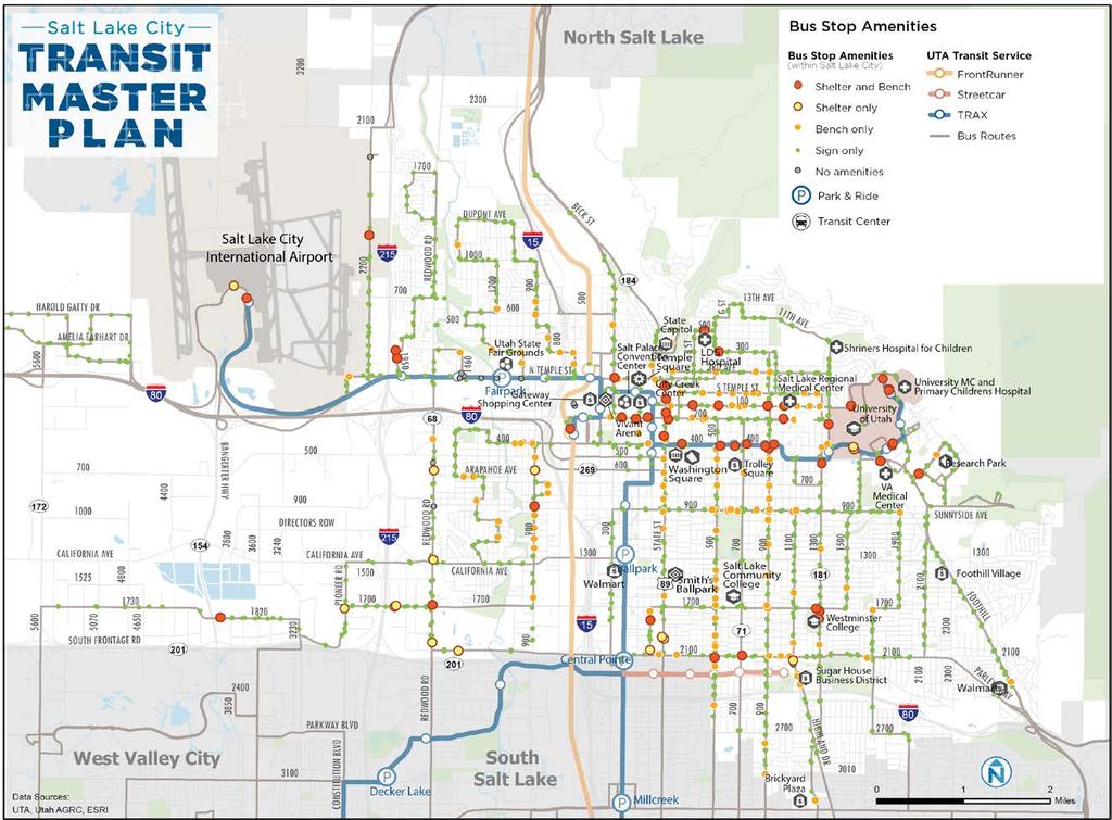 Figure C-14 Bus Stop Amenities Source: State of the System Factbook,