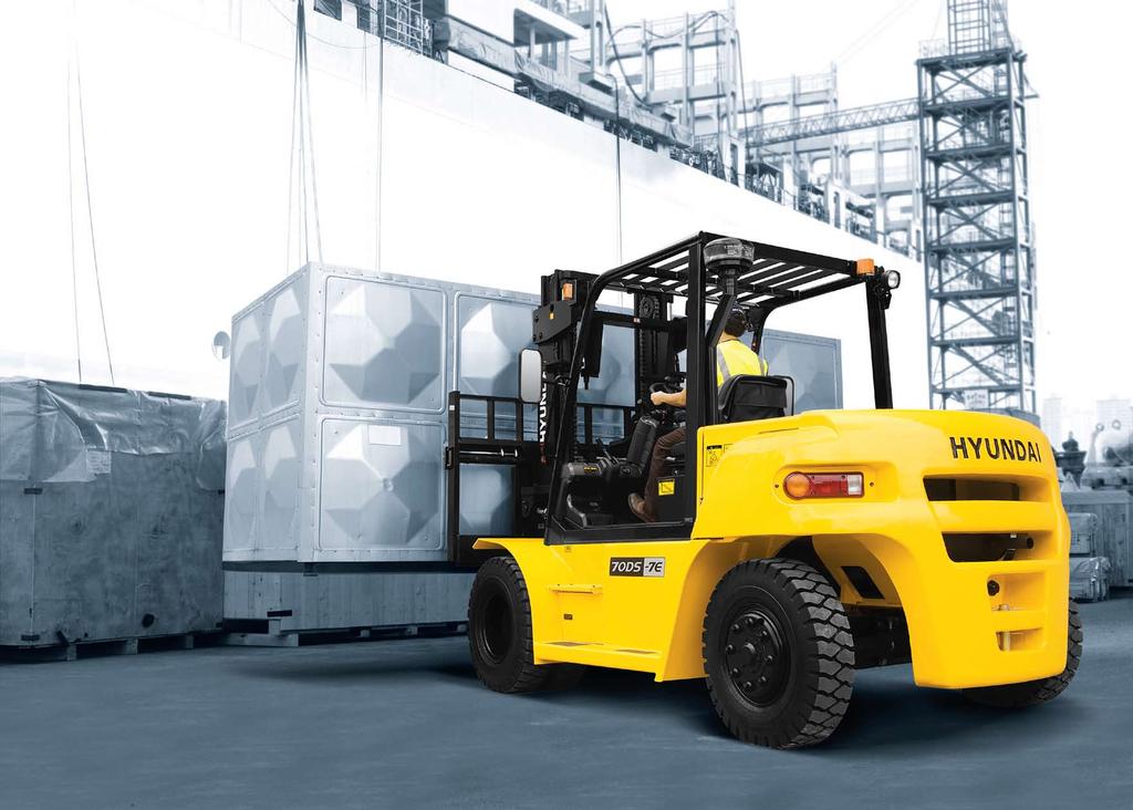 FORKLIFT New criterion of Forklift Trucks Hyundai introduces a new line of 7E-series
