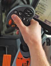 CONTROL AT YOUR FINGERTIPS It s easy to master a T7 Series tractor. At the front of the SideWinder armrest is the CommandGrip multi-function controller.