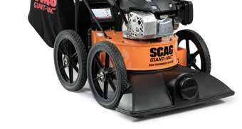 Highly productive and easy to operate, Scag Giant-Vac vacuums provide the powerful