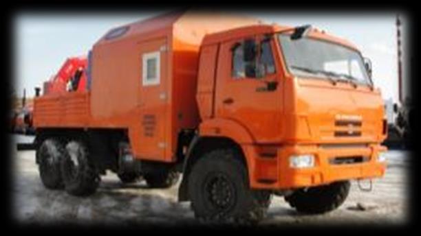 Units for Repairs and Service of the Surface Oil Equipment KAMAZ PTC Repair and Service Unit for Pumping Units with Knuckle Boom Crane on КАМАZ-43118 (6x6) Chassis Designed to repair and provide