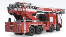Ladder Trucks Fire Fighting Crew Trucks Knuckle Type Auto Hydraulic Lifts Designed to deliver to the site where