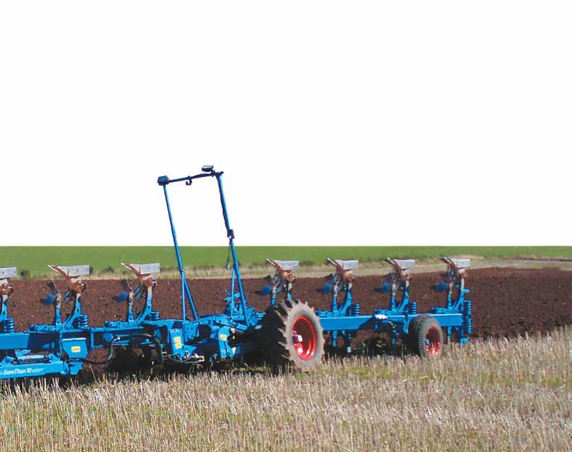 For optimal operation of the Titan with electronic plough control, it is advantageous to have load-sensing hydraulics on the tractor.