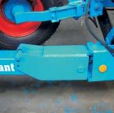 The front support wheel for onland ploughing runs within the plough frame thus giving the large clearance necessary when reversing the plough.