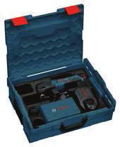 INCREASED MOBILITY CUSTOM INSERTS to fit many Bosch power tools available - sold separately L-BOXX:
