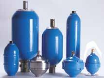 55 HYDRONEUMATIC ACCUMULATORS MICRO HYDRAULICS Bladder, diaphragm, piston accumulators. Spherical and cylindrical accumulators. Capacity from.2 to 5 liters. Working pressure up to 5 bar.