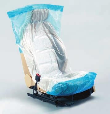 safe transport, easy redispatch easy storage, stackable OPTIFIT The Seat Protector!