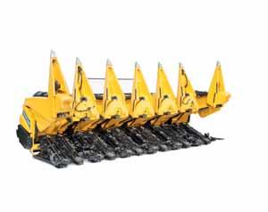 10 11 MAIZE HEADERS A PERFECT MATCH MAIZE HEADER PERFORMANCE IN LINE WITH CX PRODUCTIVITY Five, six and eight-row high performance New Holland headers are part of the offering for a professional