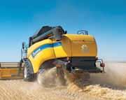 THREE-WAY RESIDUE MANAGEMENT: IN THE SWATH OR ON THE STUBBLE There is a wide choice: A twin-disc chaff spreader spreads the chaff onto the stubble before the straw hits the