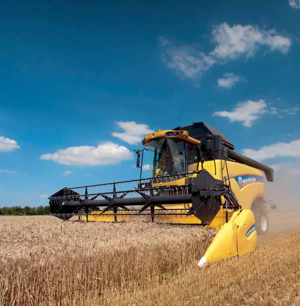 8 9 GRAIN HEADERS A PERFECT START HIGH-CAPACITY GRAIN HEADERS KEEP THE CX ELEVATION GOING A smooth crop flow from the very beginning: the large
