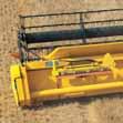 OPERATOR PEACE OF MIND Automatic Header Height Control allows a choice between stubble height control or automatic pressure compensation and ensures