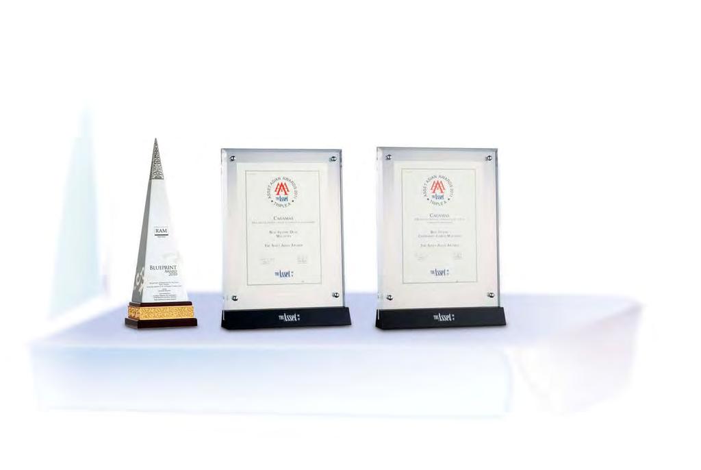 annual report 2011 laporan tahunan 23 Awards and Accolades Anugerah dan Pencapaian PUBLICATION DEAL/CATEGORY AWARD ANJURAN URUS JANJI/KATEGORI ANUGERAH RAM Award of Distinction Cagamas RM5.