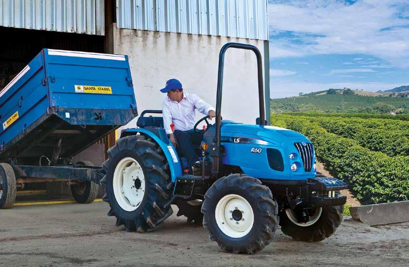 Compact Tractors PREMIUM Tractors STANDARD Tractors IMPLEMENTs Powerful 3-point hitch The hitch is designed for a variety of attachments. It is powerful (Max.