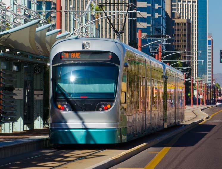 Typically: At-grade Limited mixed-use or exclusive lanes Stops every half to one mile Powered by a variety of sources Light Rail Transit (LRT) Also known as trolley or streetcar,