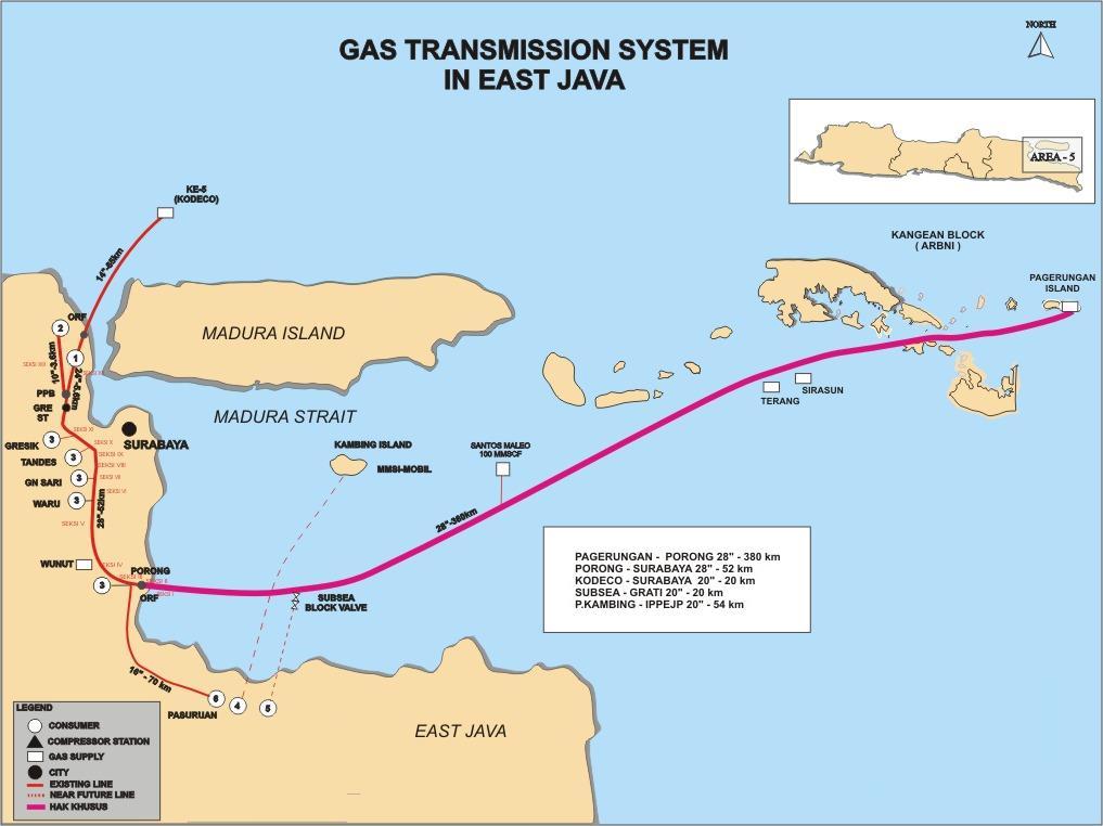 Peta Ruas Transmisi Jawa Timur PKG 10 4.