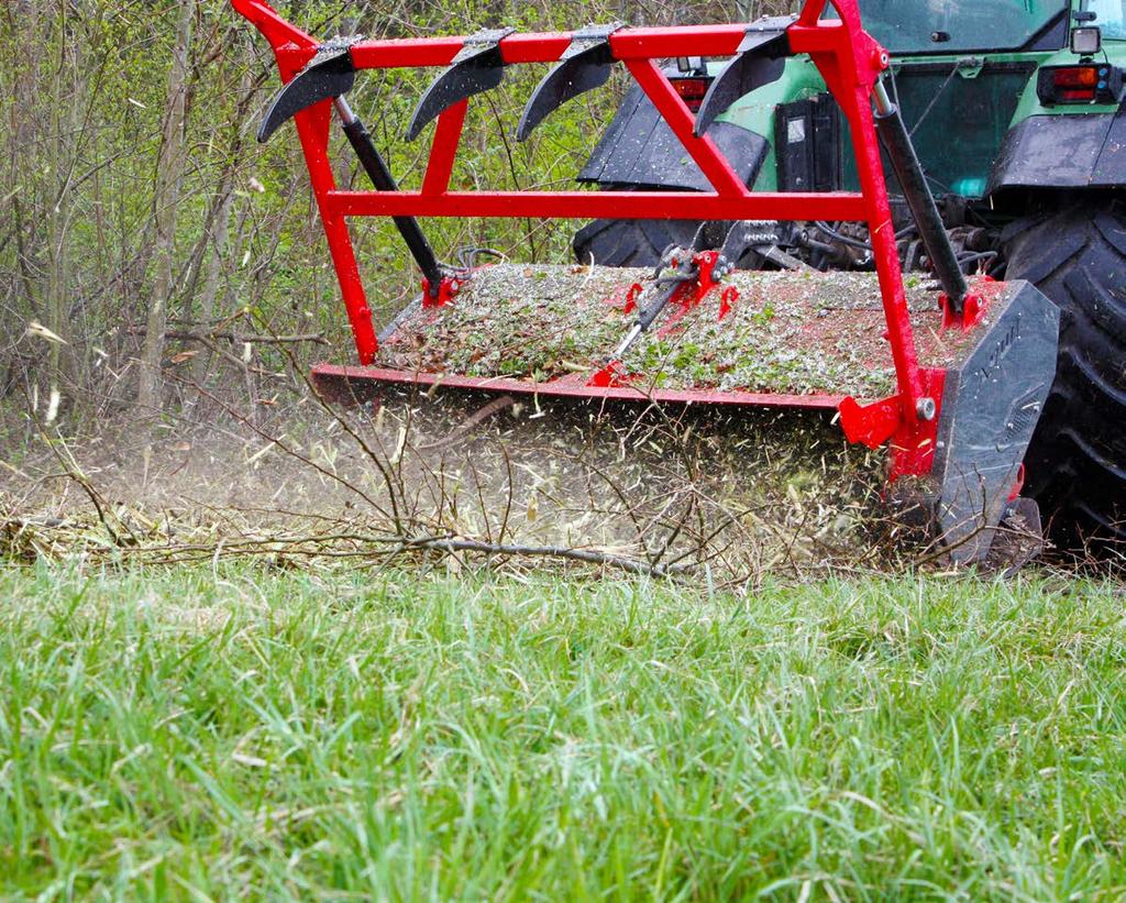 M550 m The M550 is a mulcher for medium-heavy applications with a rotor diameter of